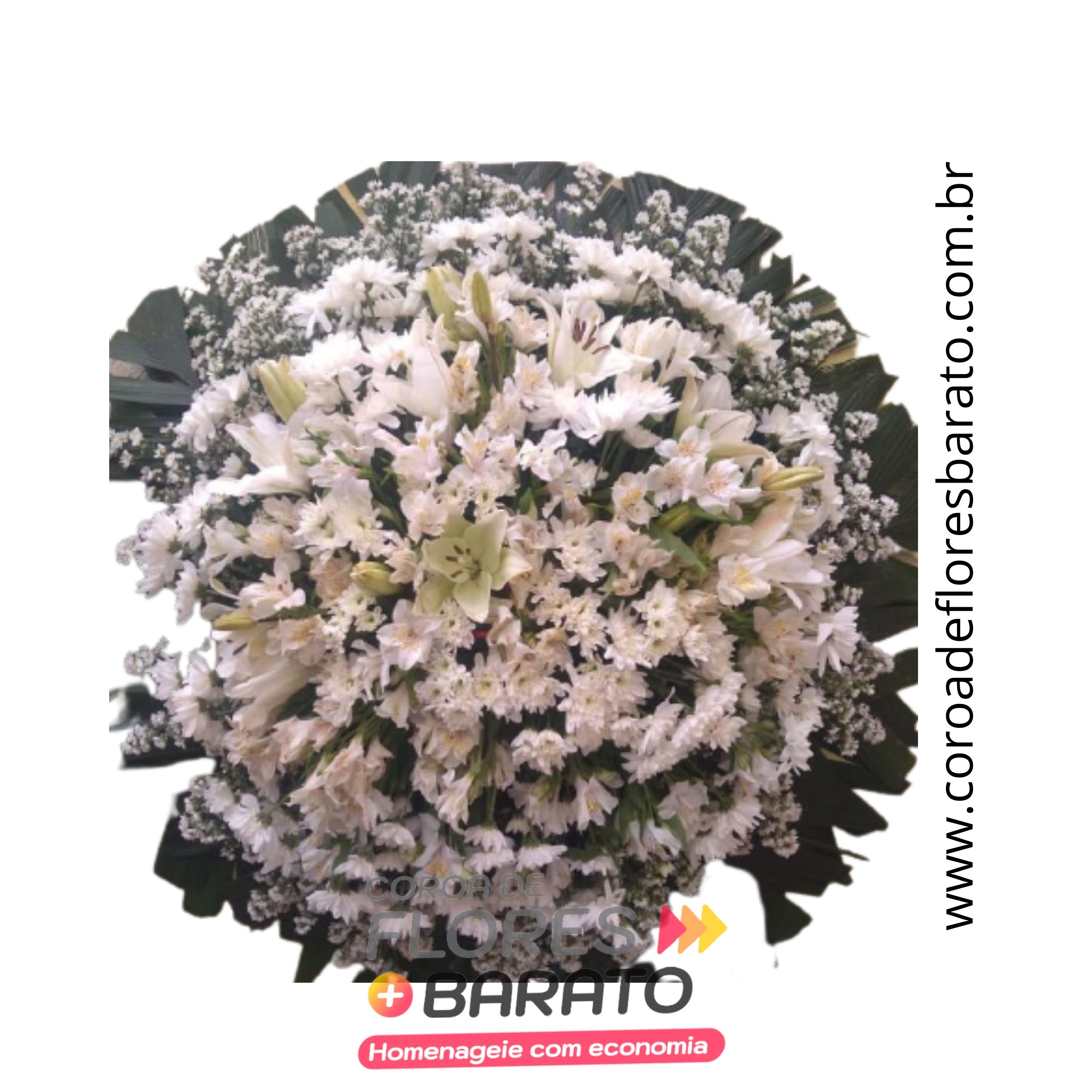 Coroa de Flores Barato 22