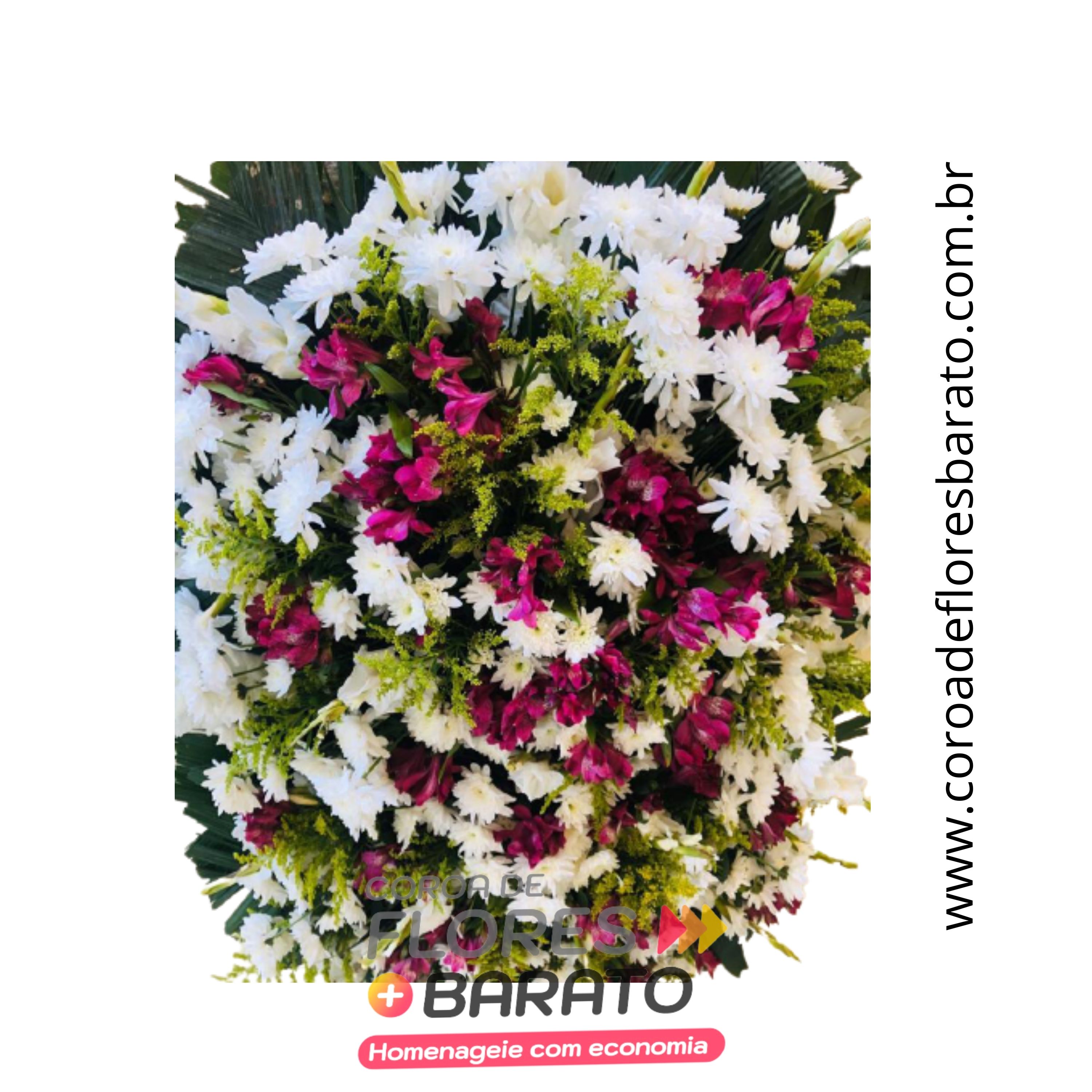 Coroa de Flores Barato 24
