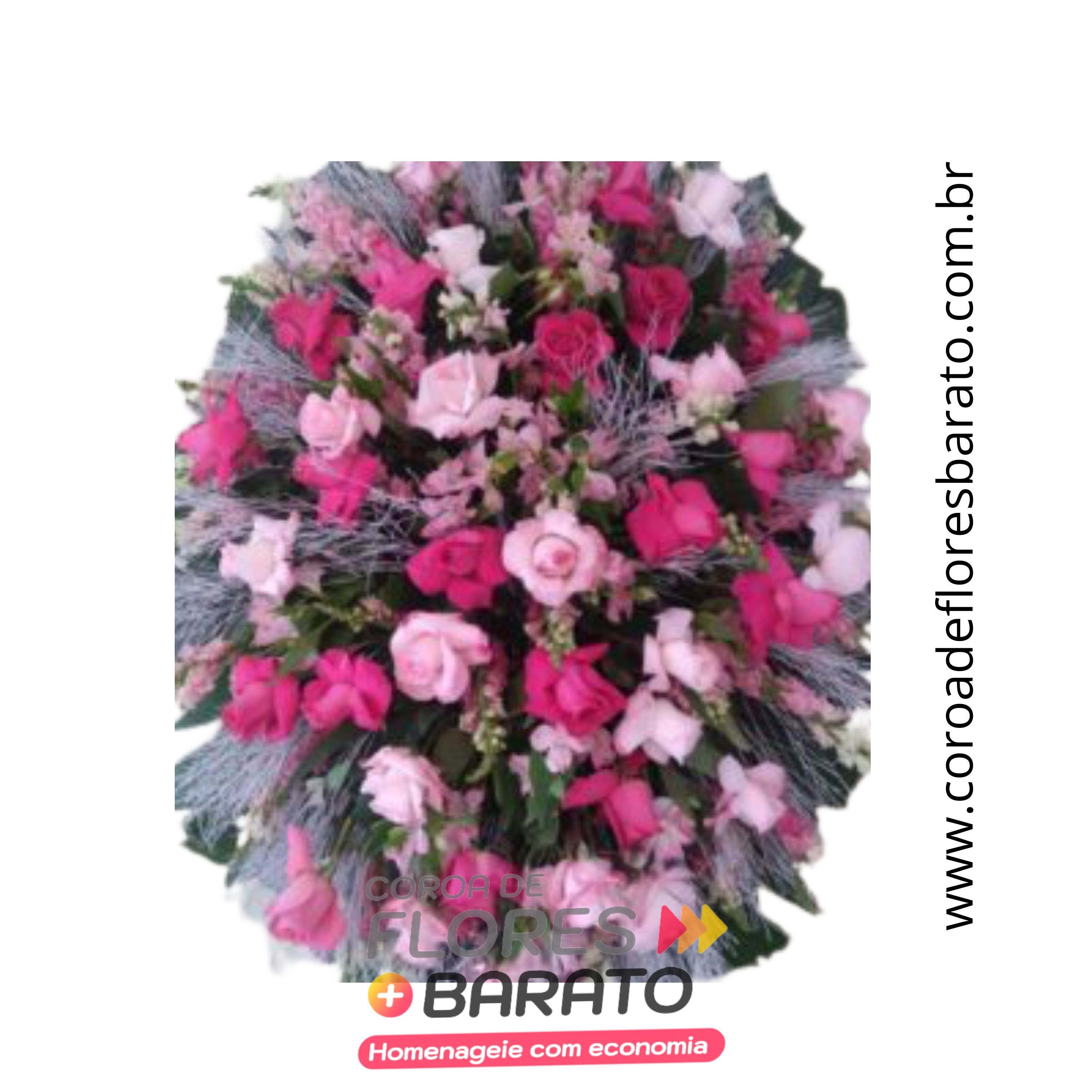 Coroa de Flores Premium Barato 25