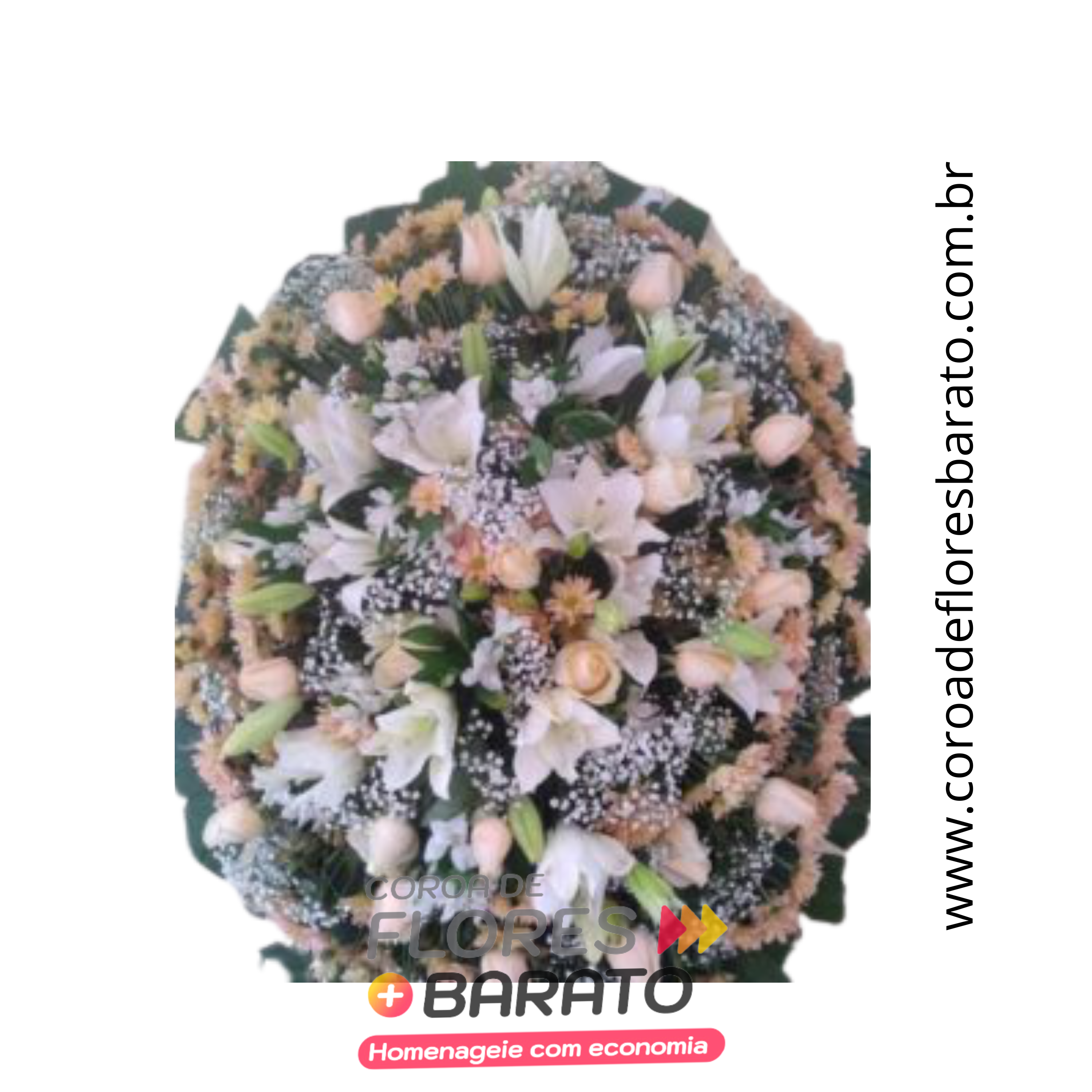 Coroa de Flores Barato 26