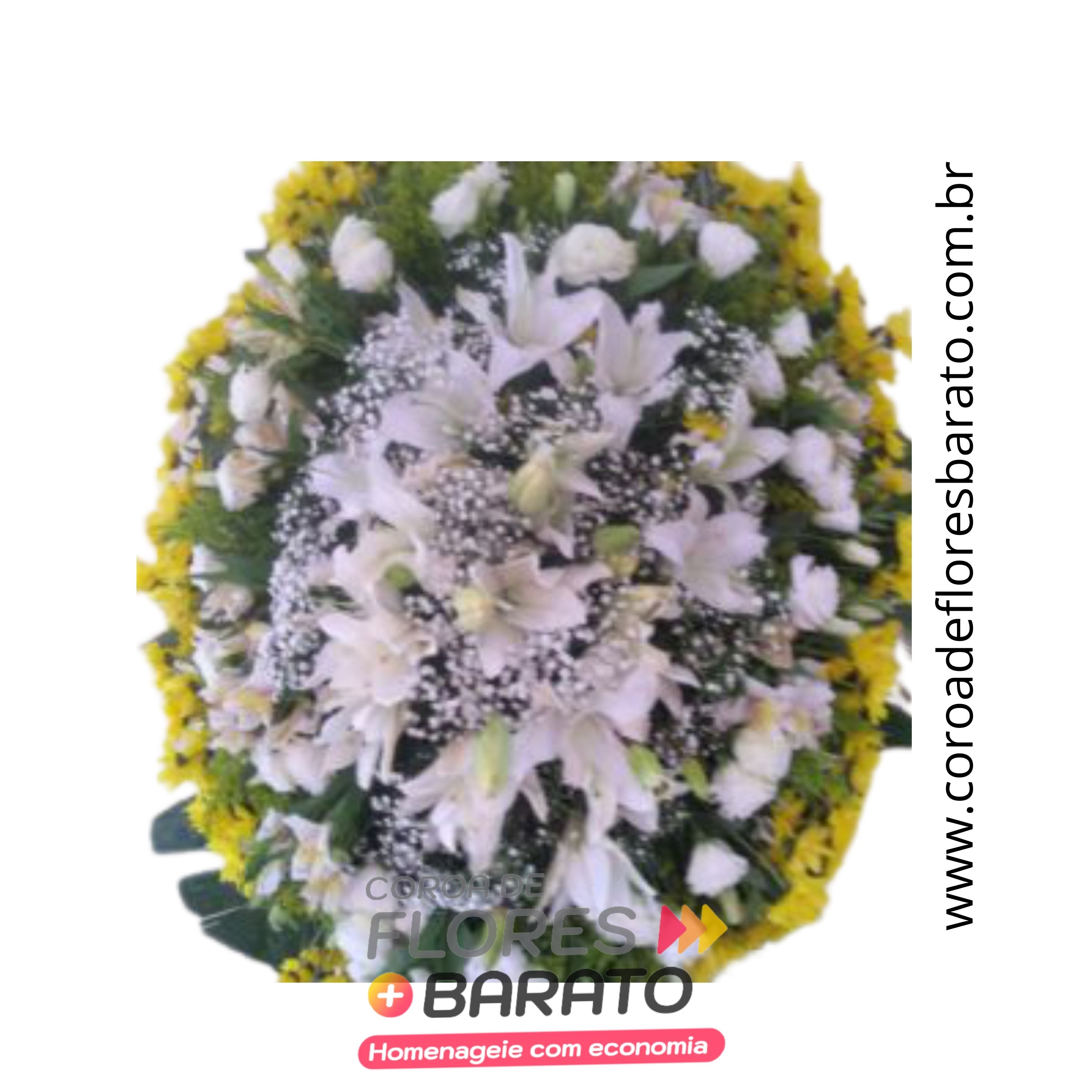 Coroa de Flores Barato 17