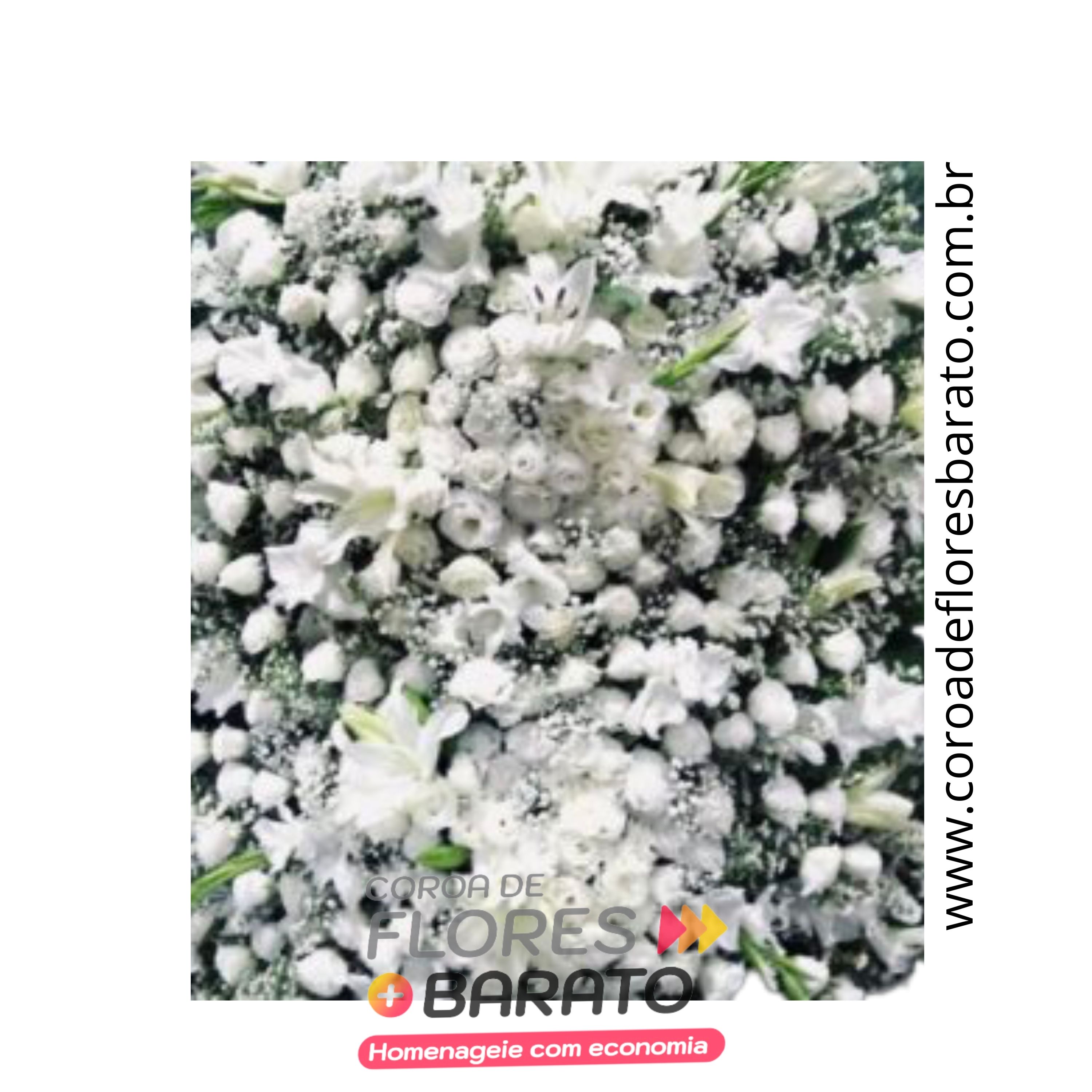 Coroa de Flores Empresa Luxo Barato 3