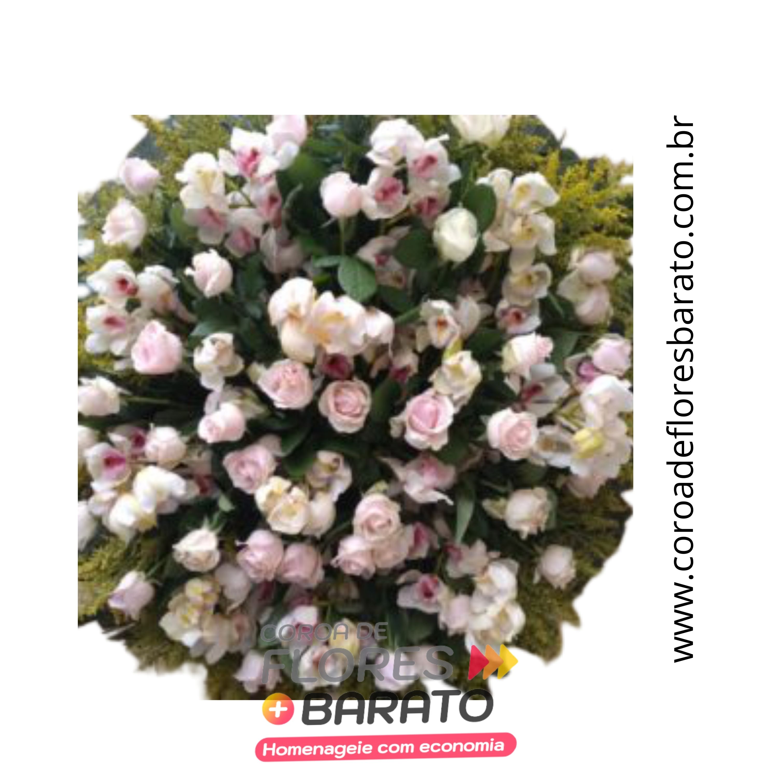 Coroa de Flores Barato 21