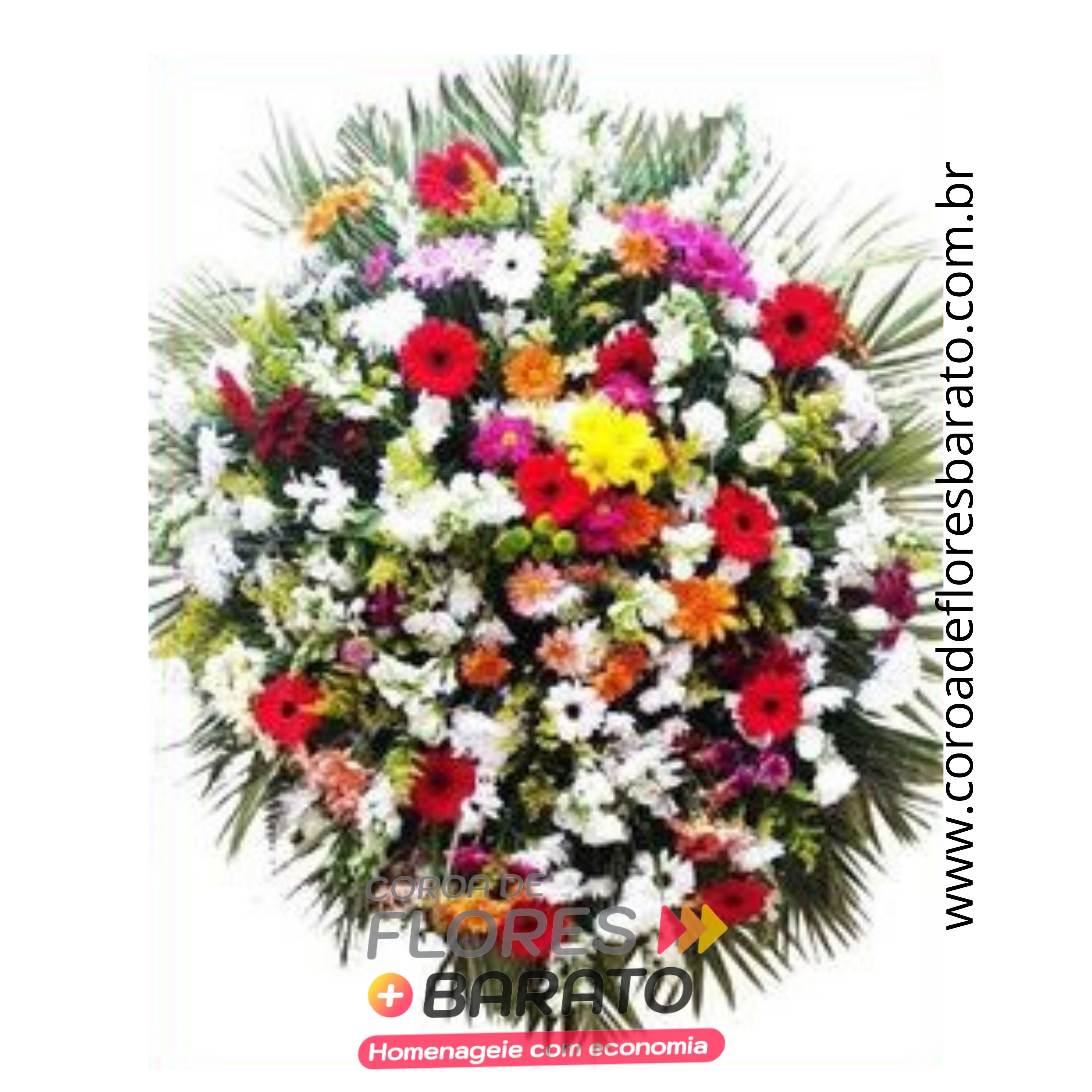 Coroa de Flores Barato 4
