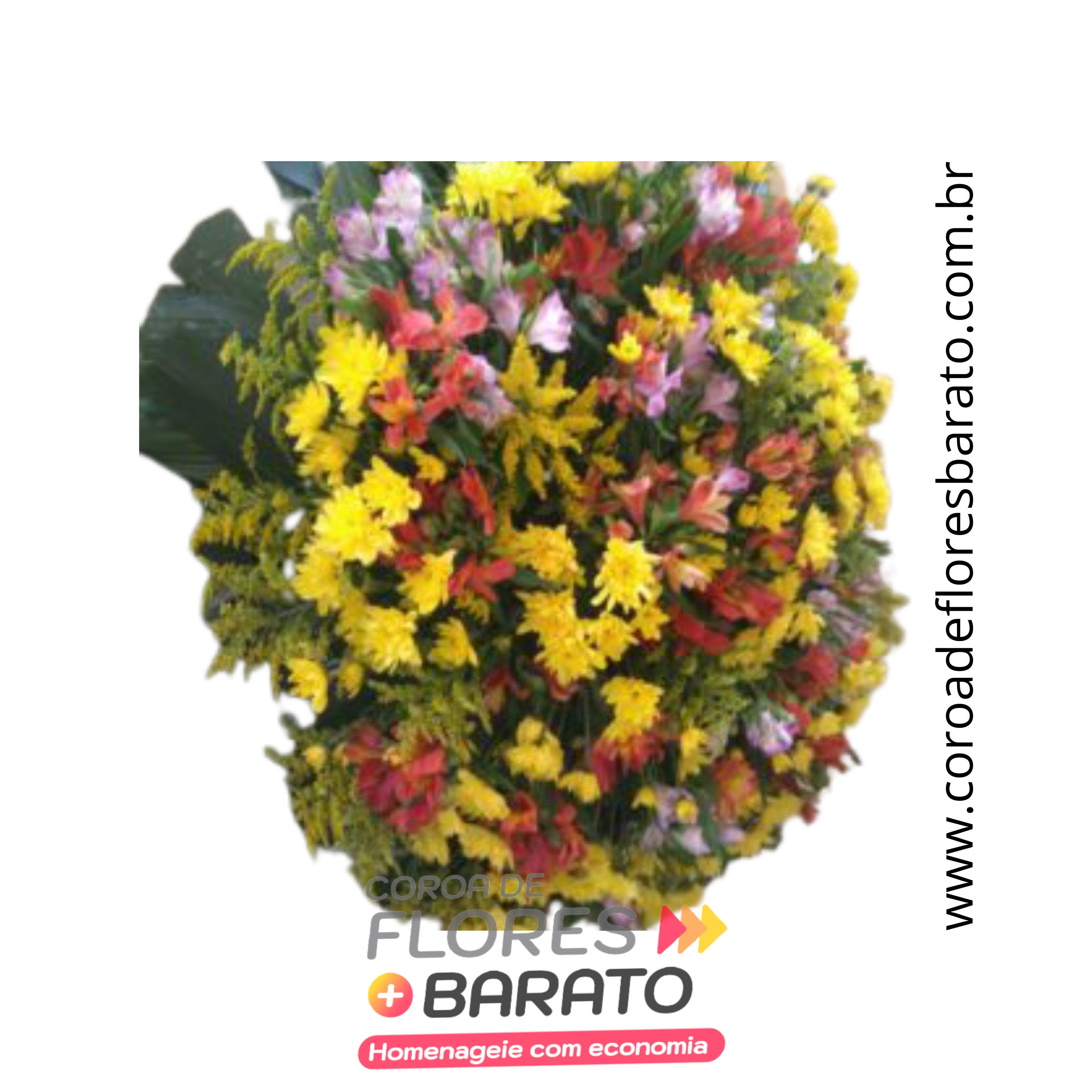 Coroa de Flores Barato 9