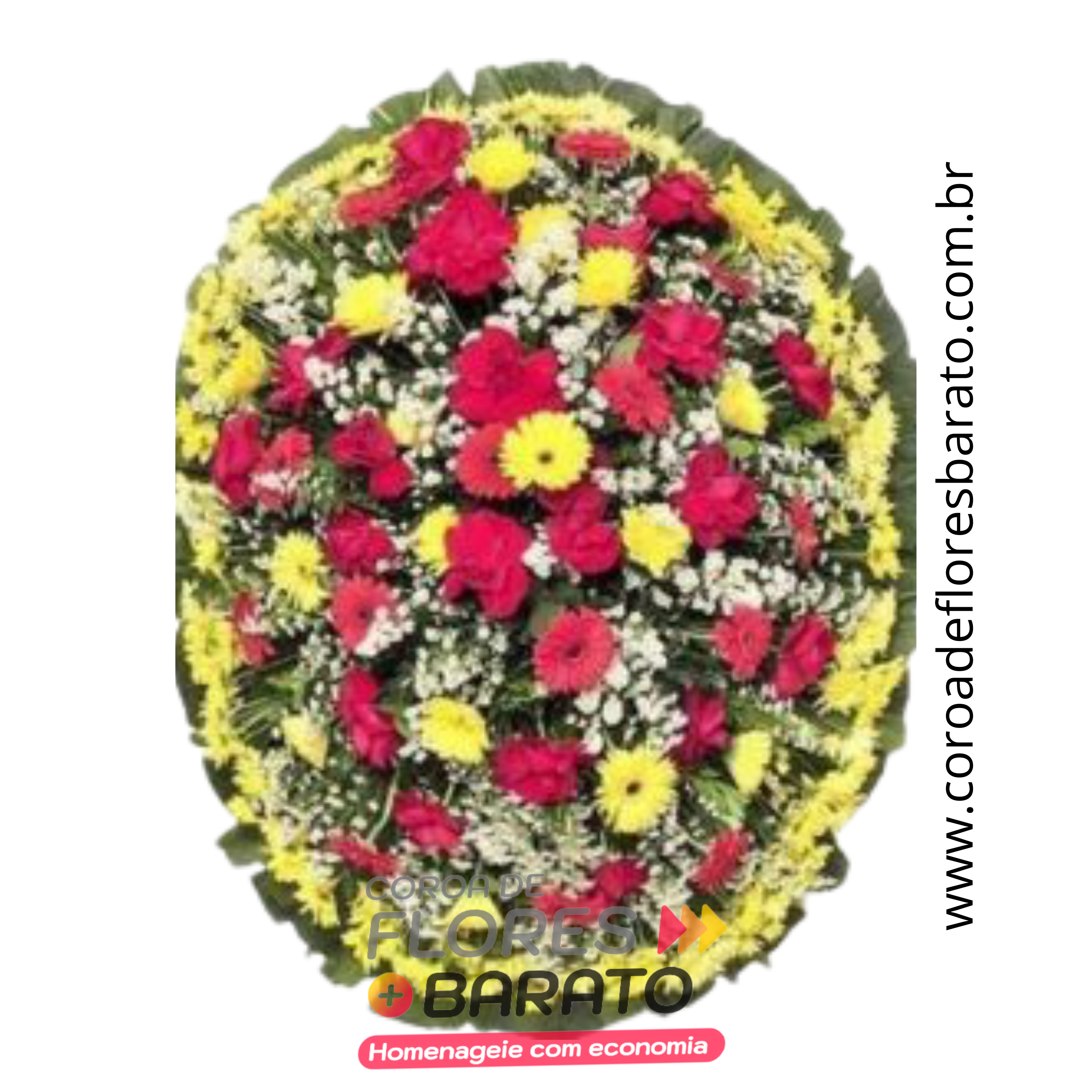 Coroa de Flores Barato 11