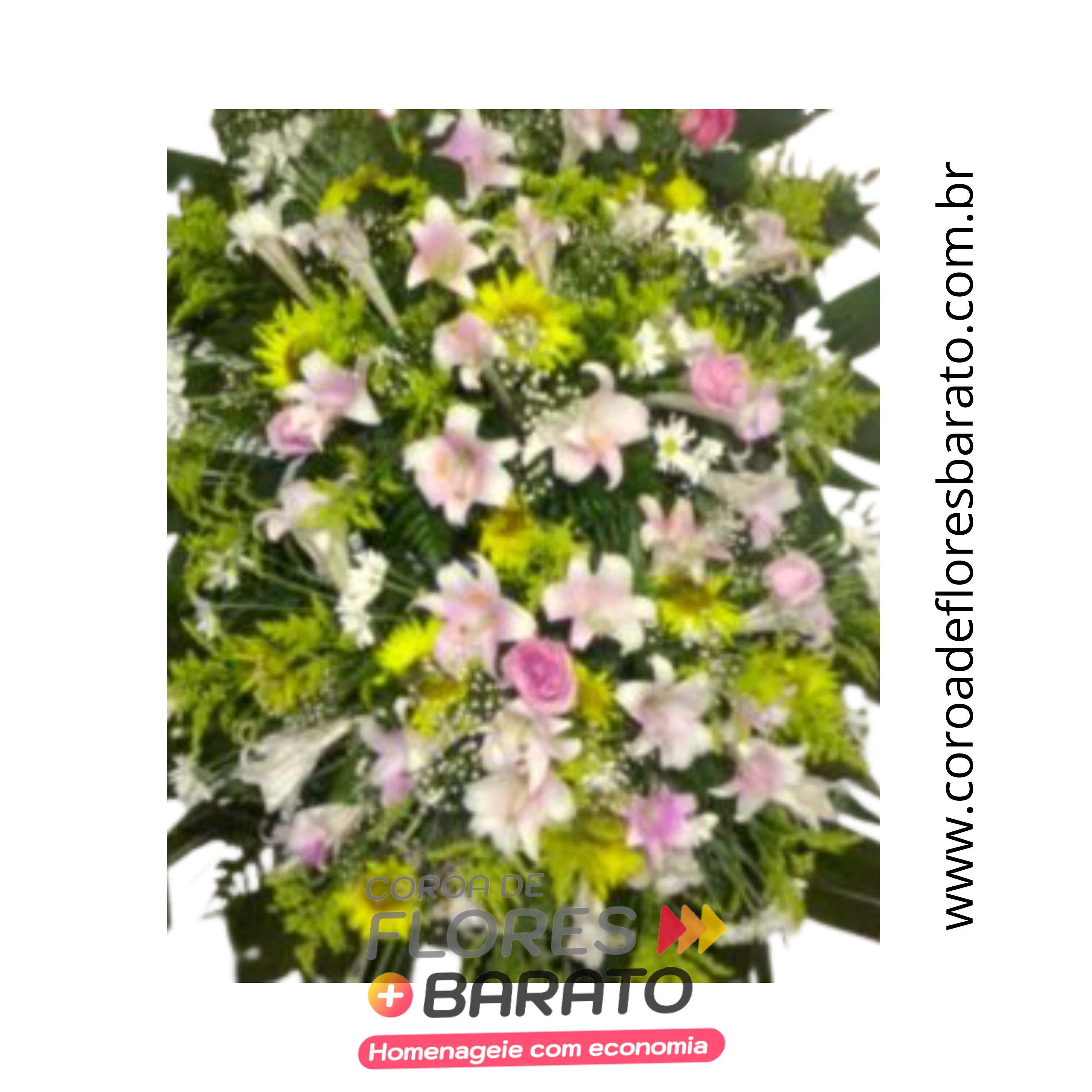 Coroa de Flores Barato 10