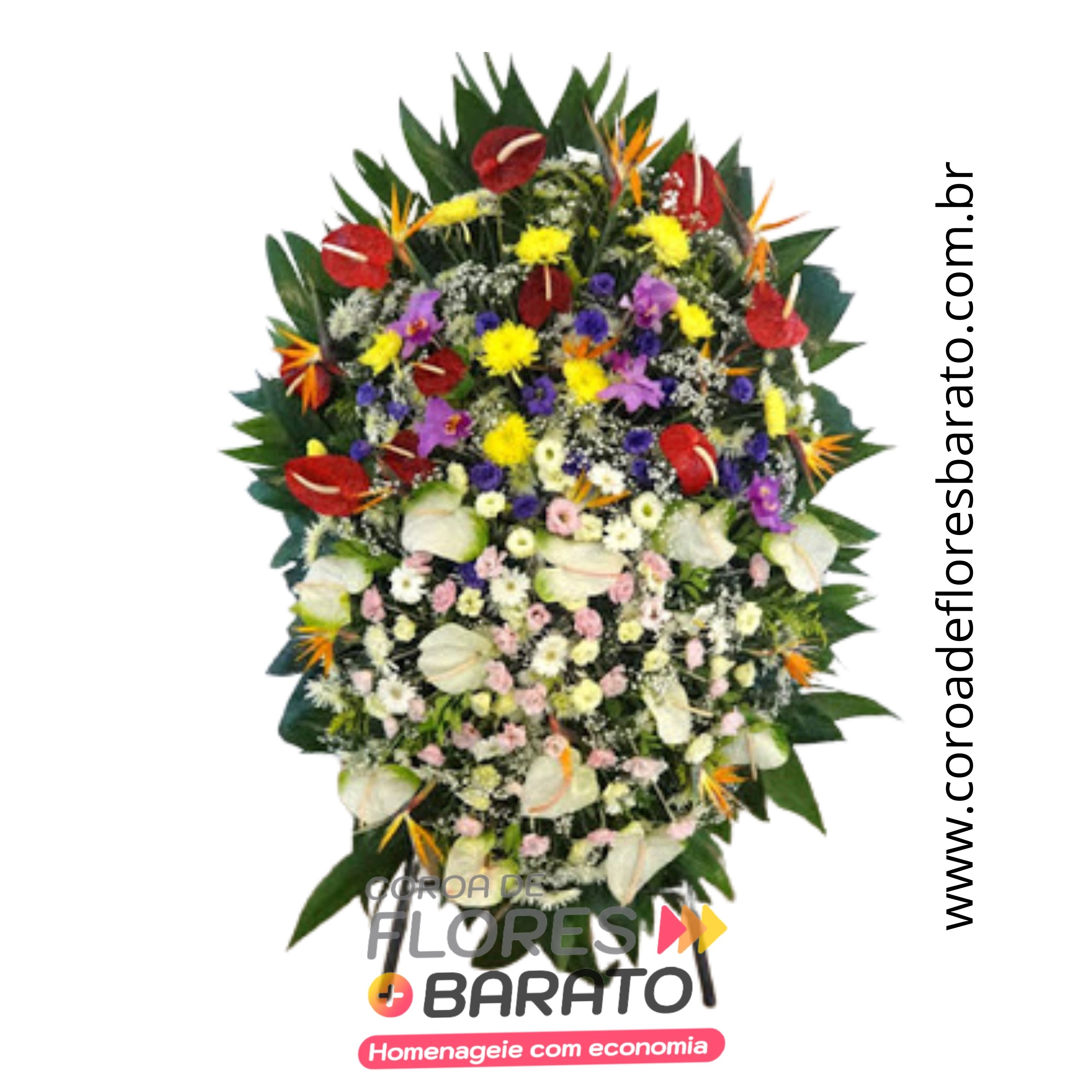 Coroa de Flores Barato Empresarial